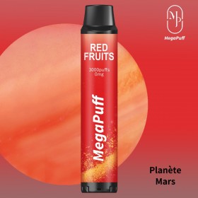 Pod jetable 3000 puff Red Fruits - Megapuff